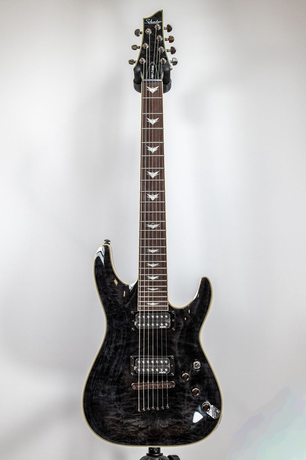 Schecter Omen Extreme-7, Colour: See-Thru Black