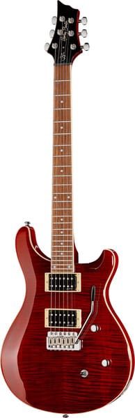 (Used) Harley Benton CST-24 Deluxe, Colour: Black Cherry Flame