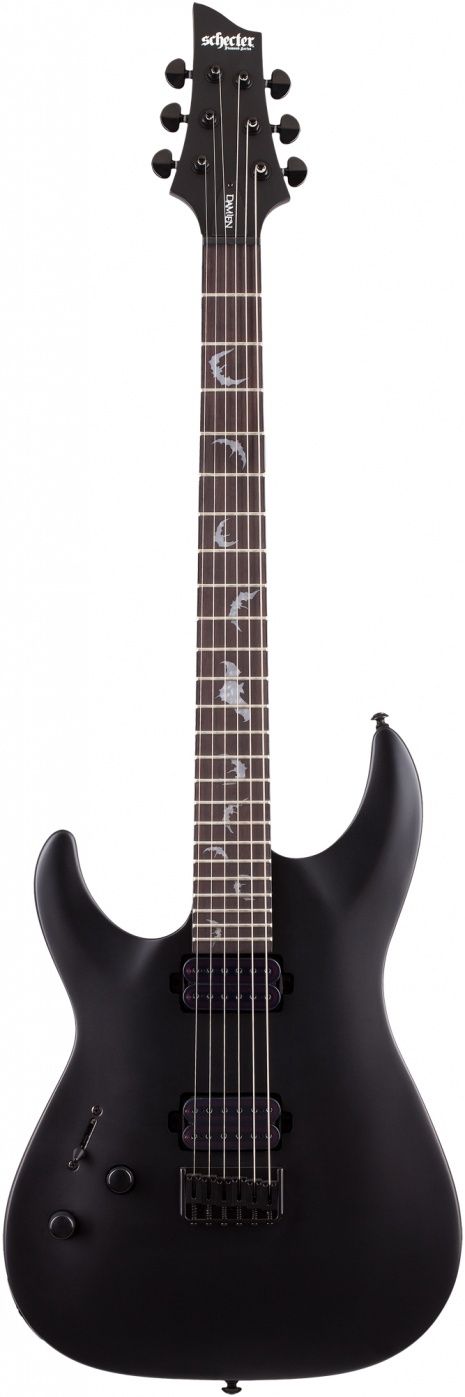 Schecter Damien-6 LH, Colour: Satin Black