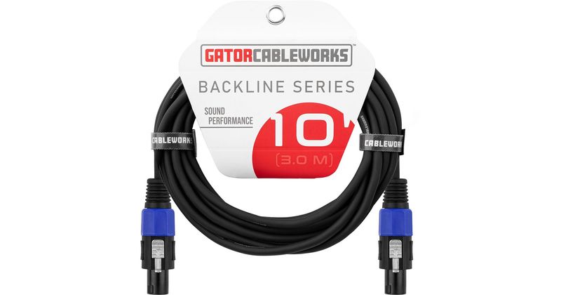 Gator Cableworks Backline Series 10 FT Spekon to Spekon Cable