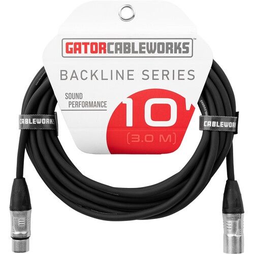 Gator Cableworks Backline Series 10 FT XLR Cable