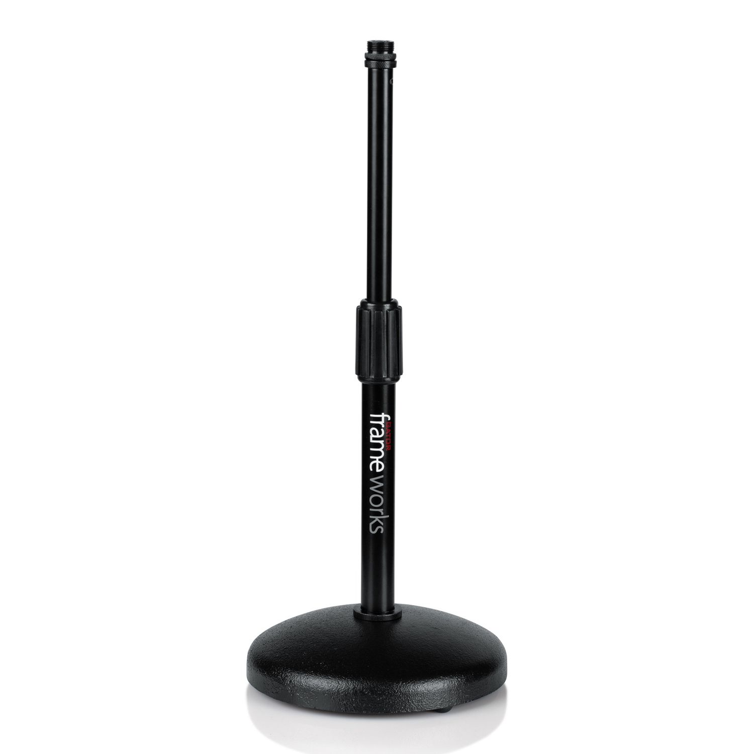 Gator Frameworks Round Base Desktop Microphone Stand