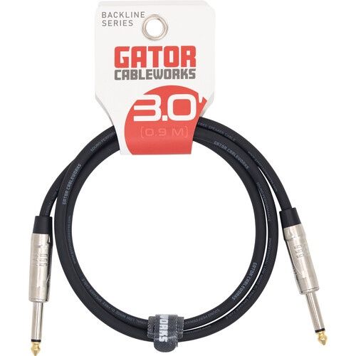 Gator Cableworks Backline Series 3 FT TS to TS Speaker Cable
