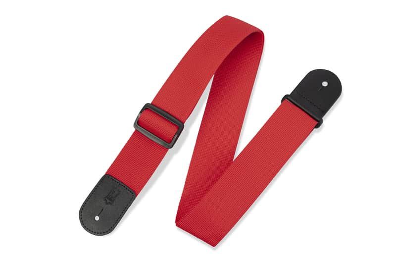 Levi's Leathers M8 Poly Strap, Colour: Red