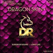 DR DRAGON SKIN+ Accurate Core Coated Electric Guitar String Set - 09-42 Light