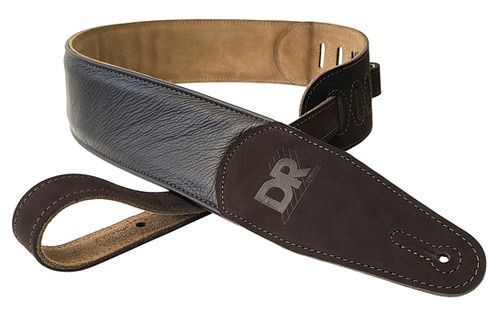 DR Brown Butter Soft Leather Guitar Strap