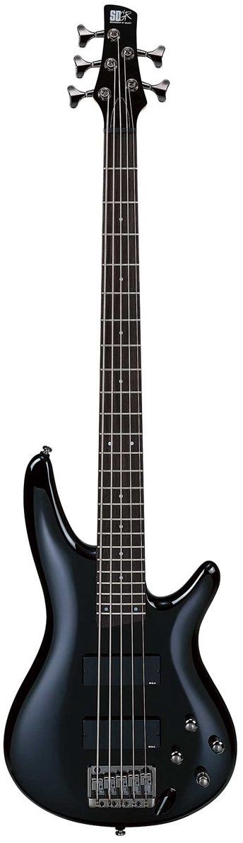(Used) Ibanez SR405 5 String Bass Guitar, Colour: Black