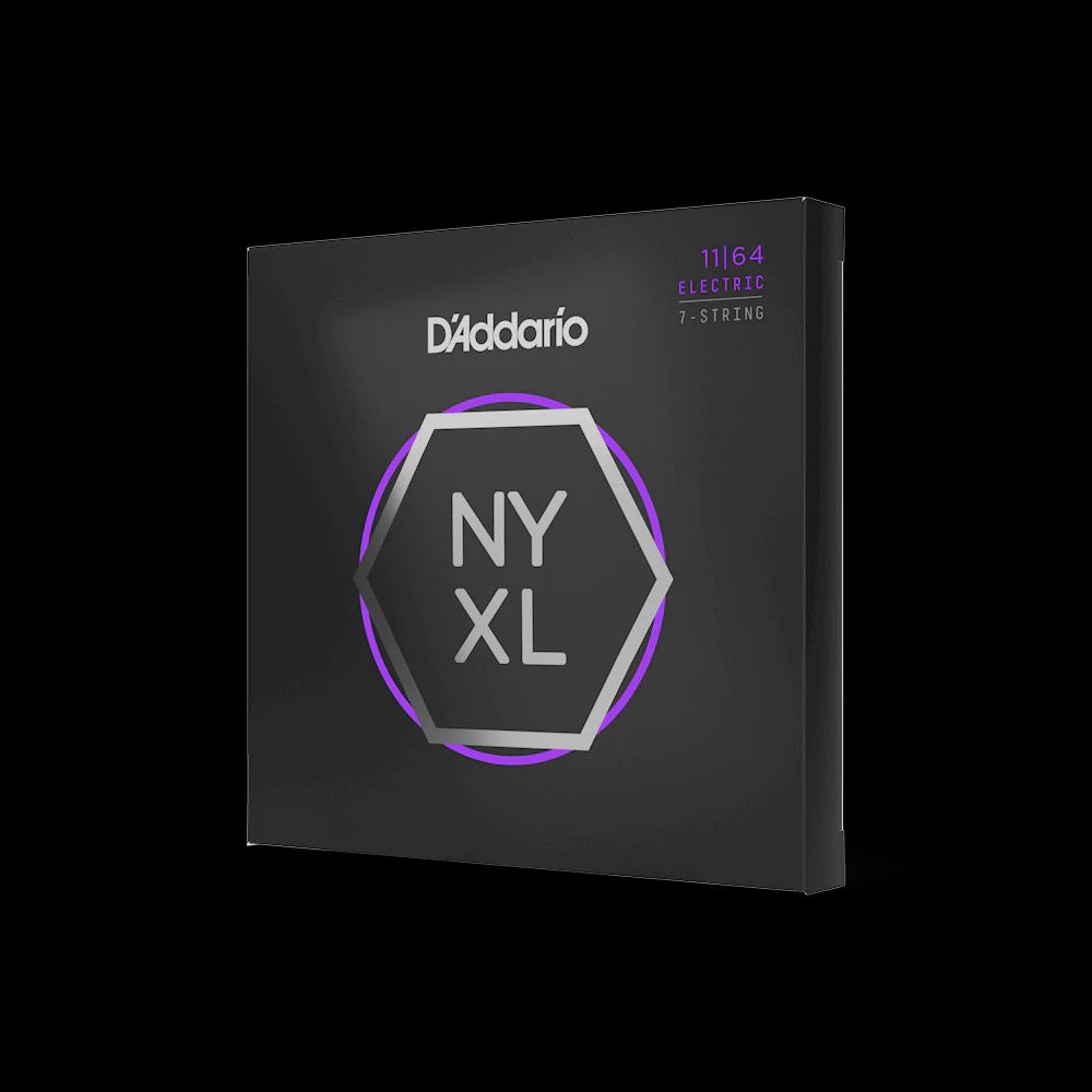 D'Addario NYXL 11-64 Electric Guitar Strings, 7 String