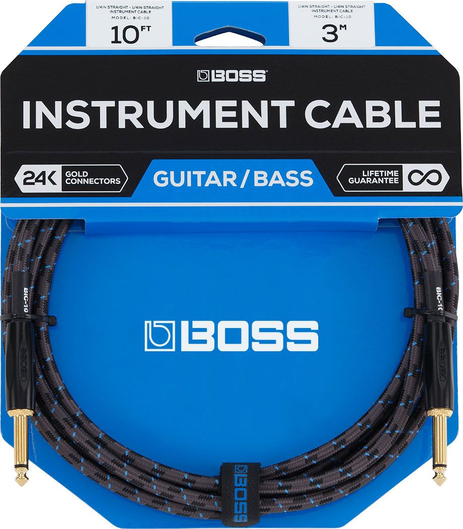 Boss BIC-10 10 Foot Instrument Cable