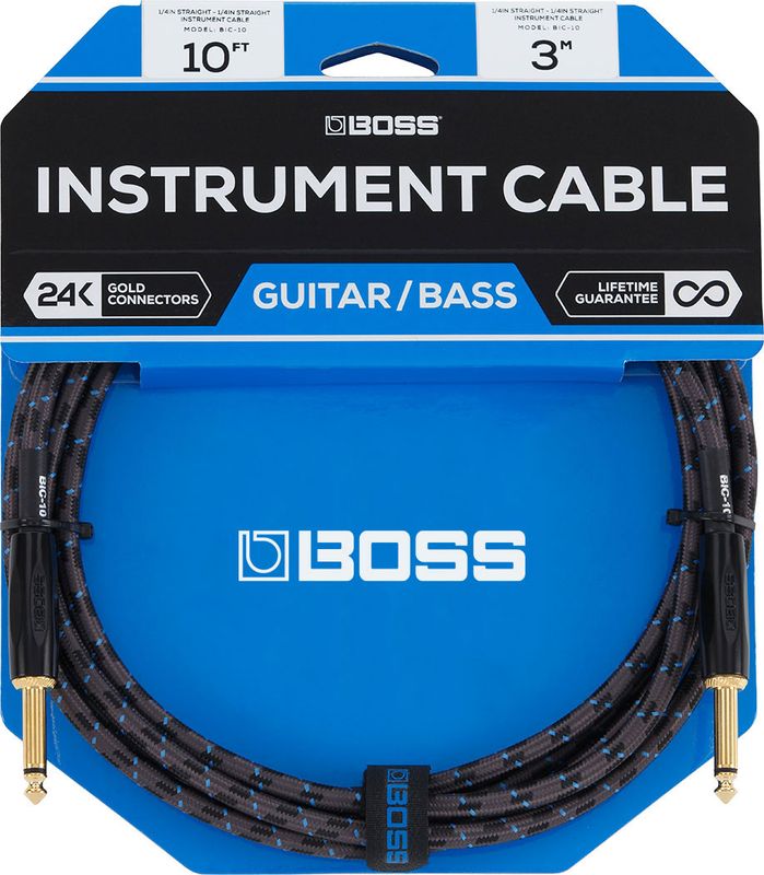 Boss BIC-10 10 Foot Instrument Cable