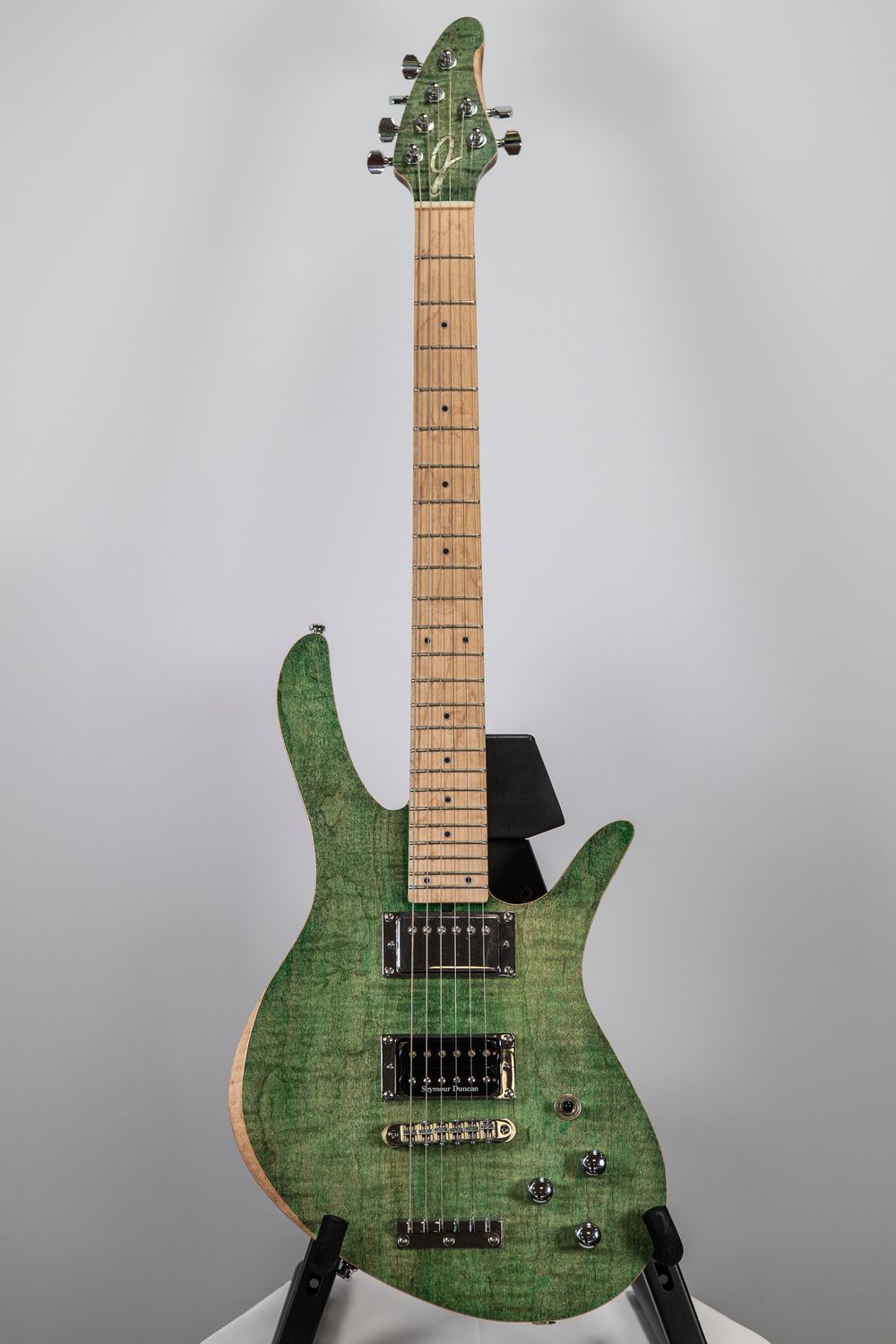 B.D. Jenkins "April" Odyssey Electric Guitar, Colour: Green Flamed Maple