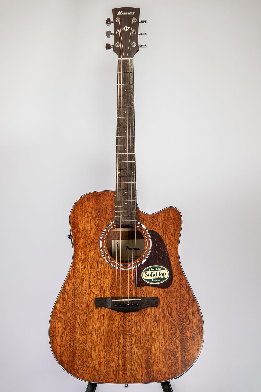 Ibanez AW54CEOPN Artwood Acoustic-Electric Guitar, Colour: Open Pore Natural (OPN)