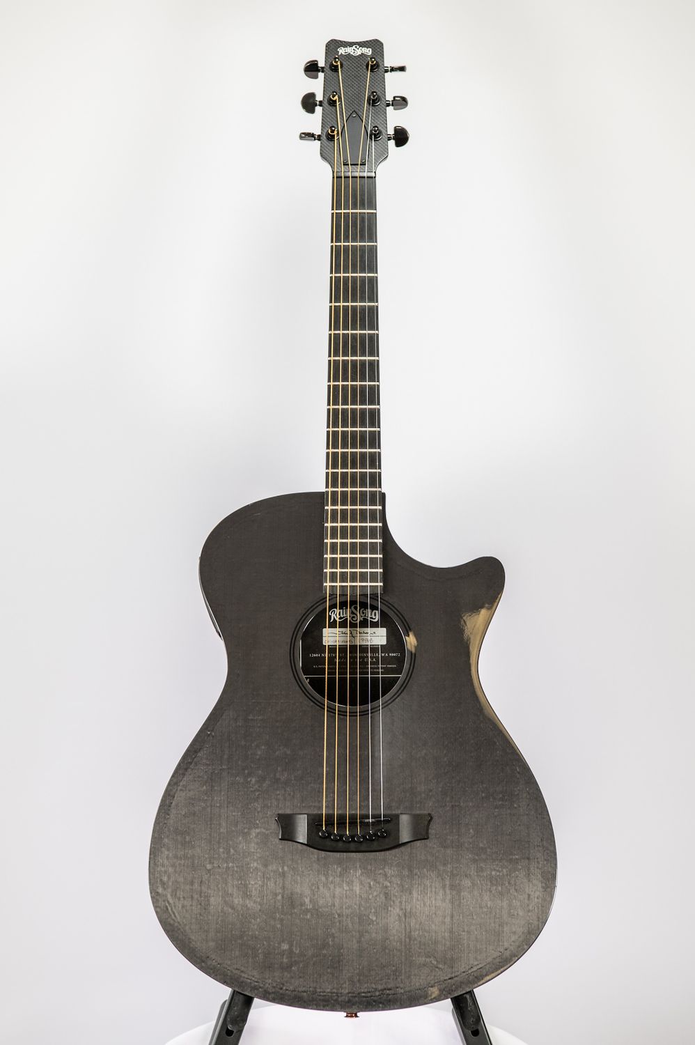 (Used) Rainsong CH-OM1000NS Carbon Fiber Acoustic Guitar, Colour: Gloss Clear