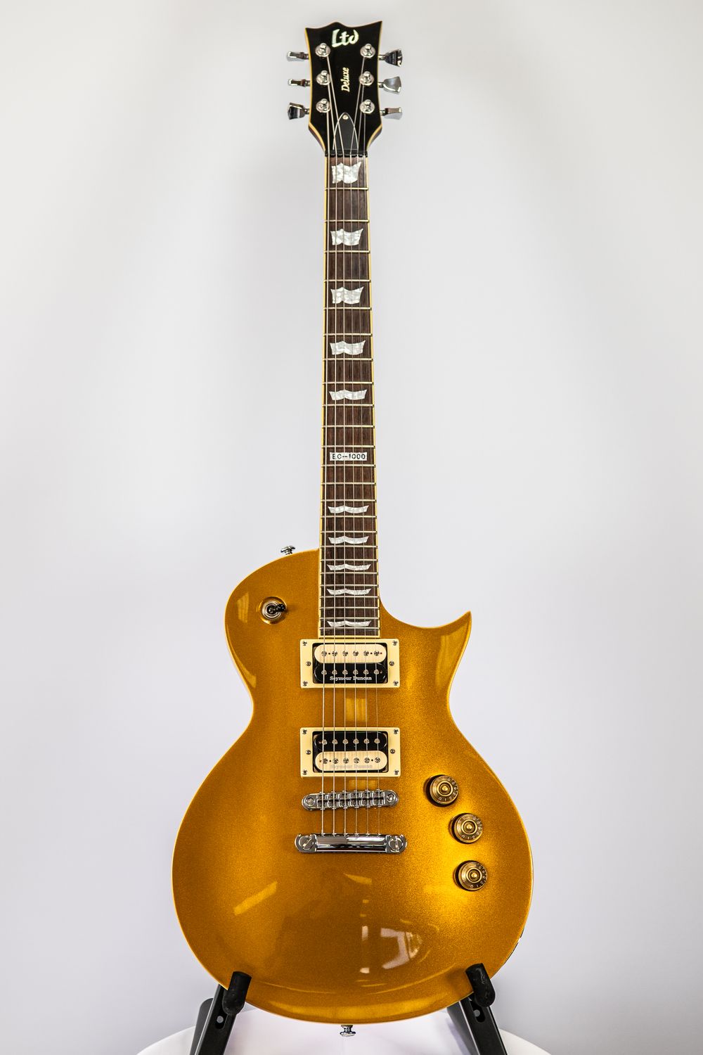 (Used) ESP LTD EC-1000 Deluxe, Colour: Gold Top