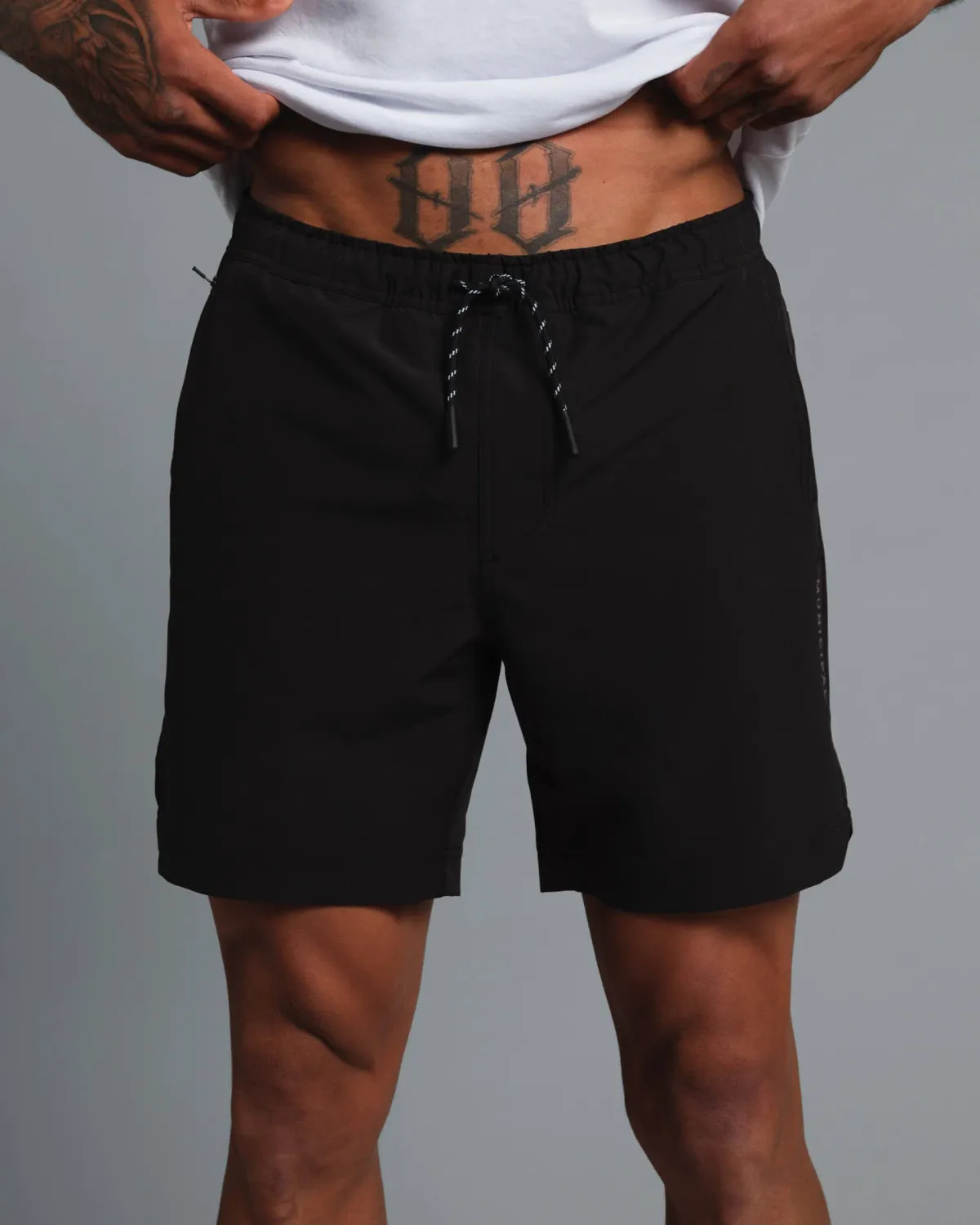 Black 4AM Club Training Shorts