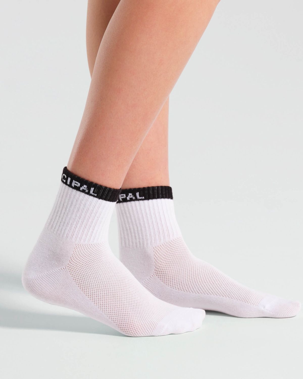WMNS W/B Color Block Ankle Socks