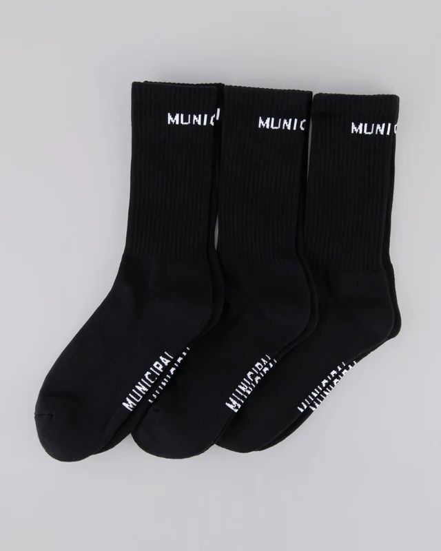 Black Training Camp Socks 3PK