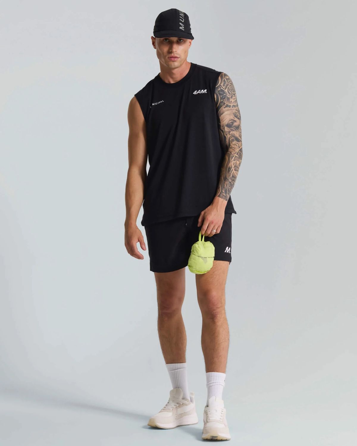4AM Tank Black