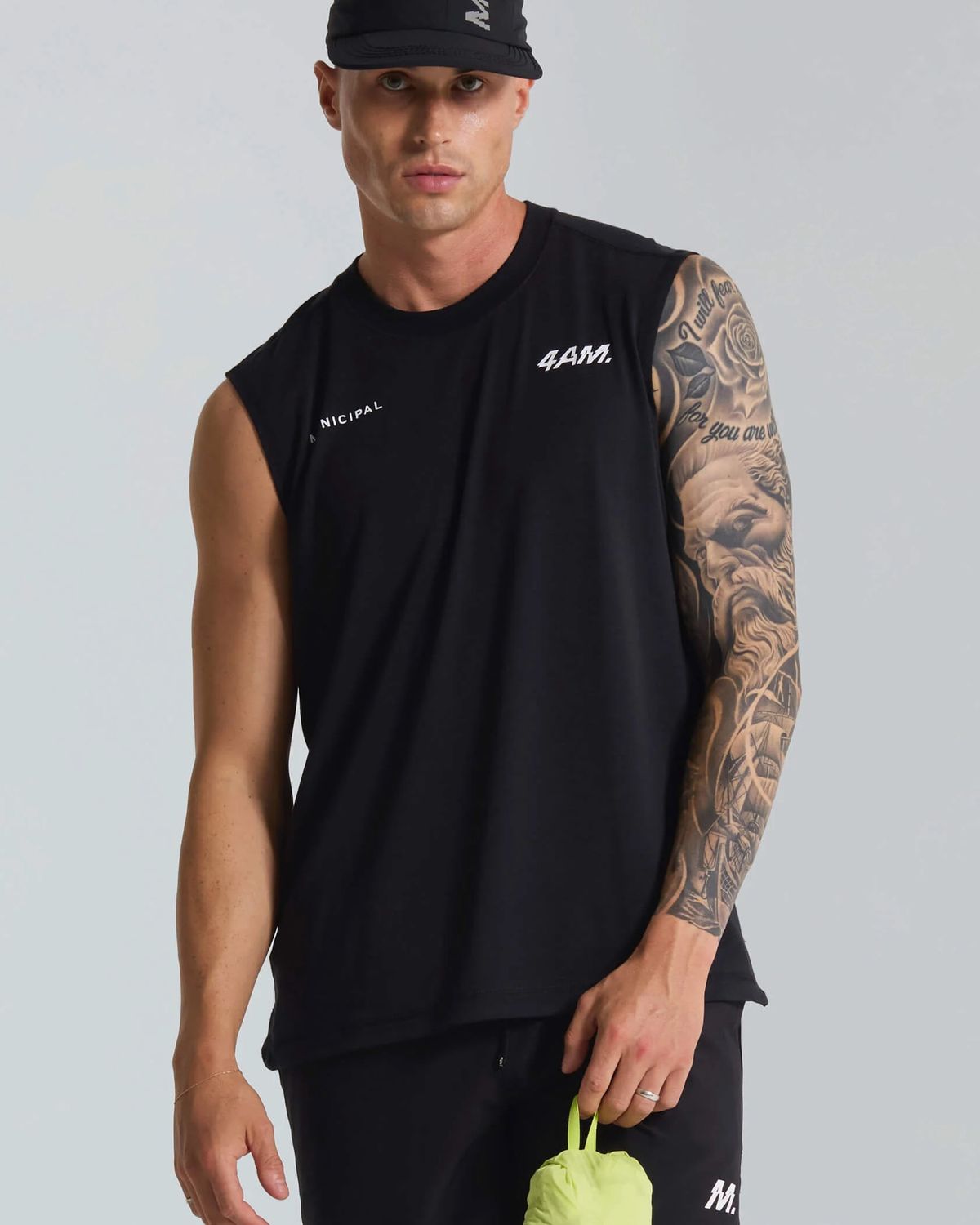 4AM Tank Black