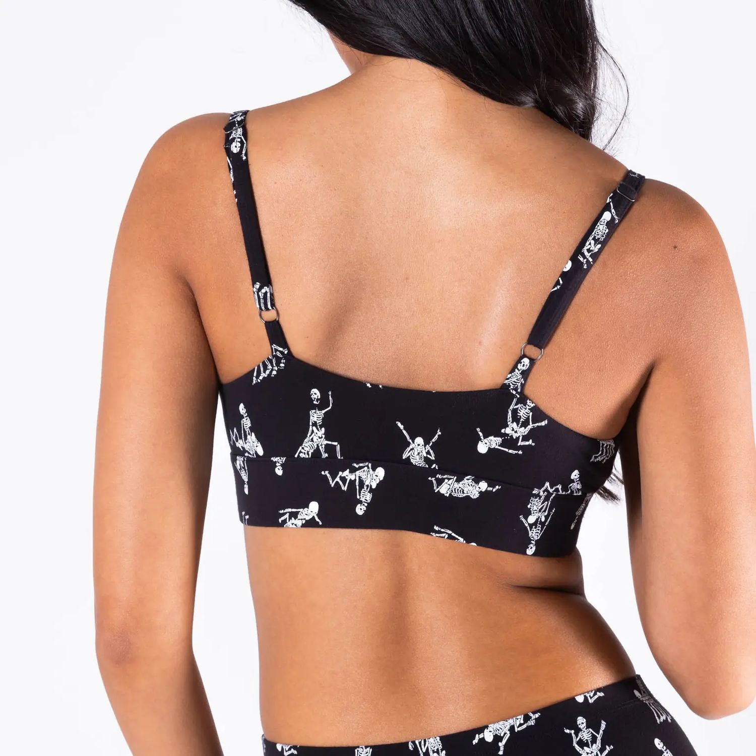 Bare Back Bones Boob Hammock Scoop Bralette