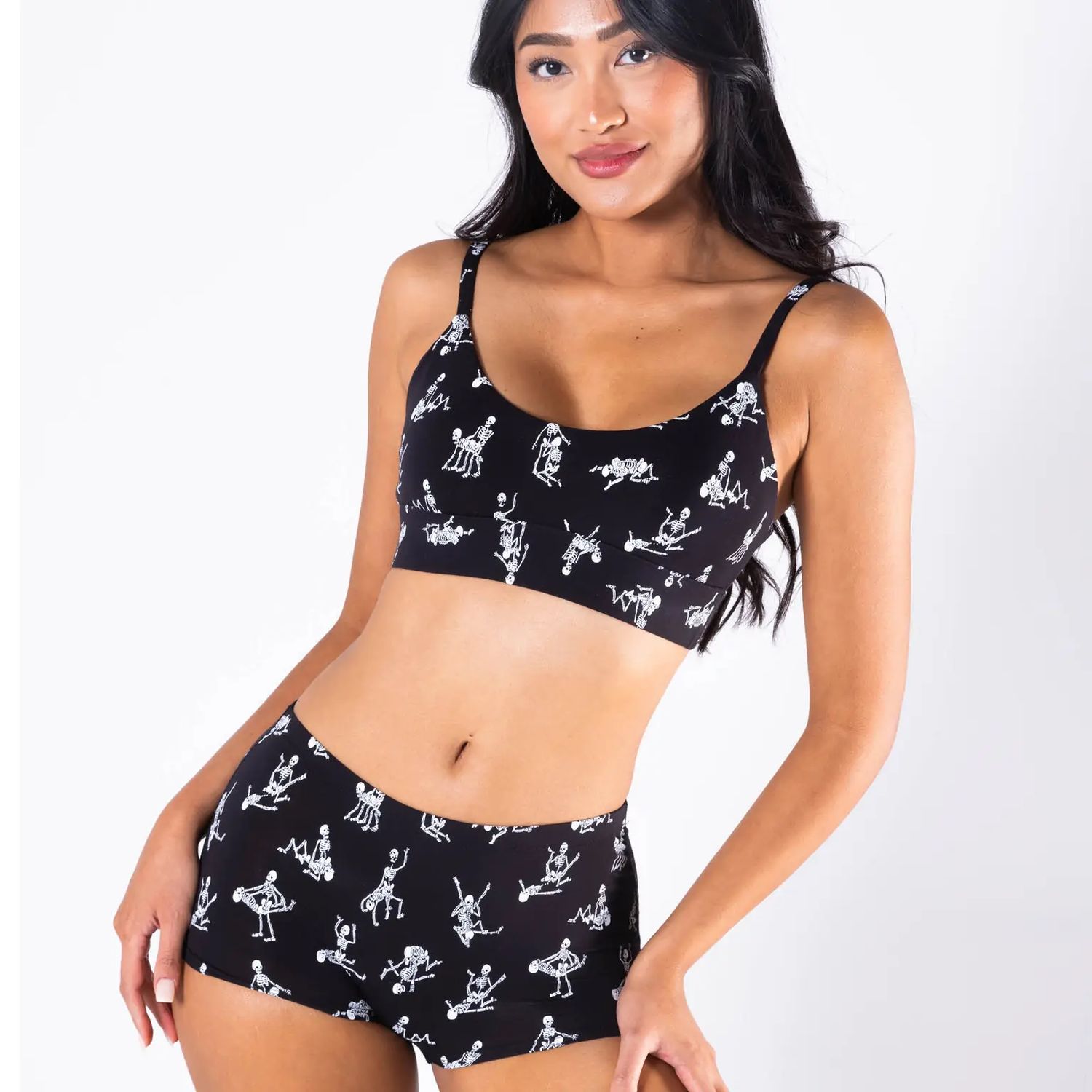 Bare Back Bones Boob Hammock Scoop Bralette