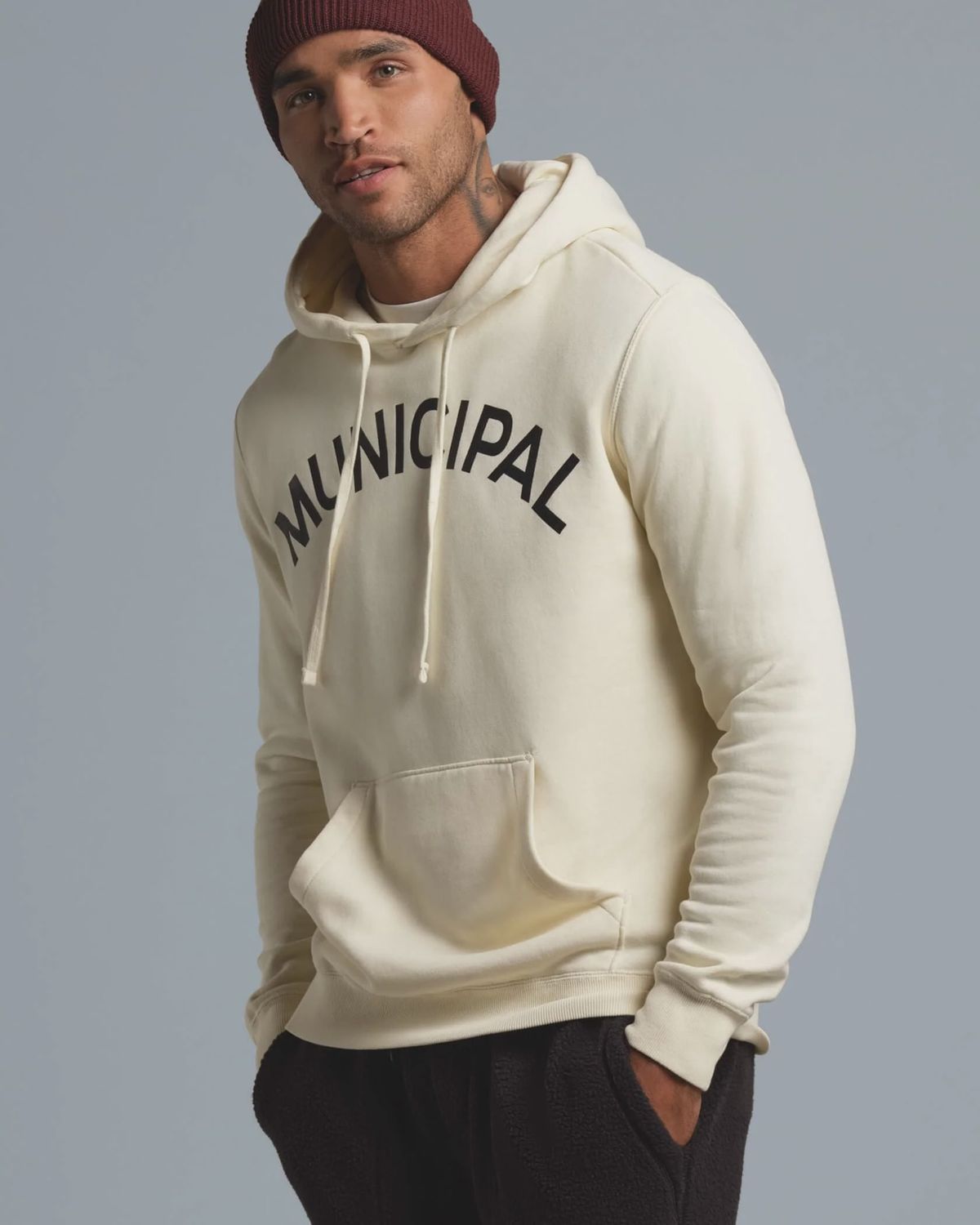 M. 330 Hoodie Natural / Black