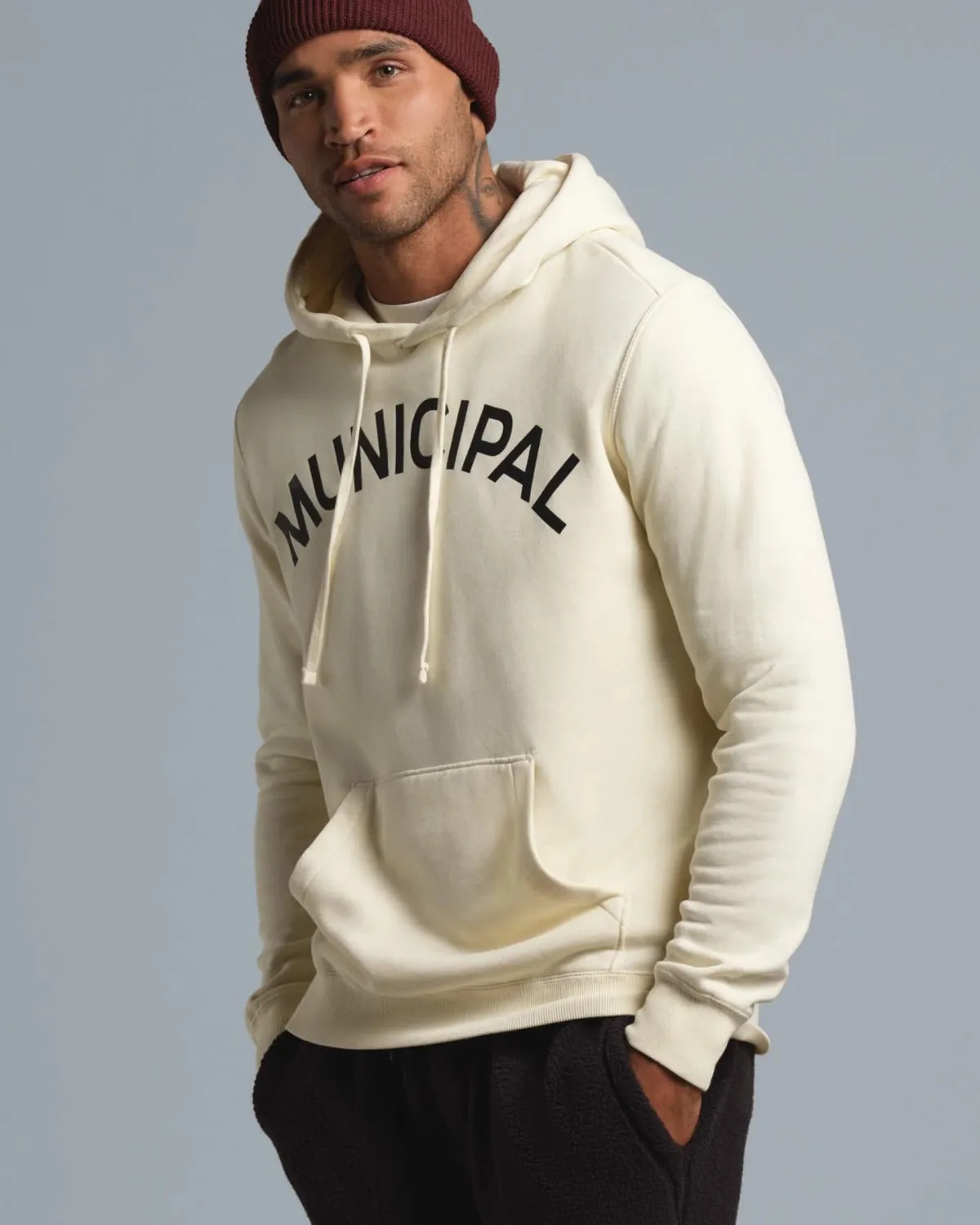 M. 330 Hoodie Natural / Black