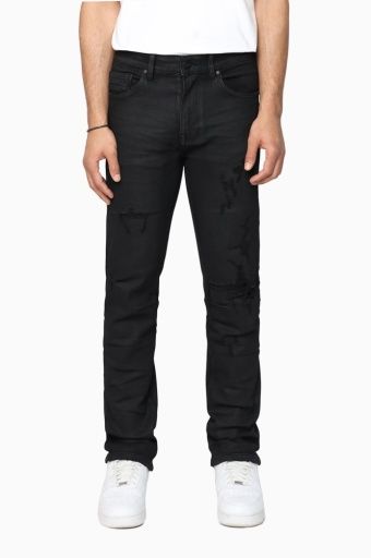 HEAVY WHISKER EFFECT JEANS