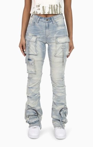 CUT-LINE UTILITY PANTS, Colour: RADBL, Size: XS