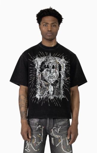 MEMENTO MORI STUDDED SS TEE