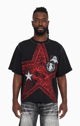 CHAOS ABYSS T-SHIRT, Colour: BLACK, Size: 2A