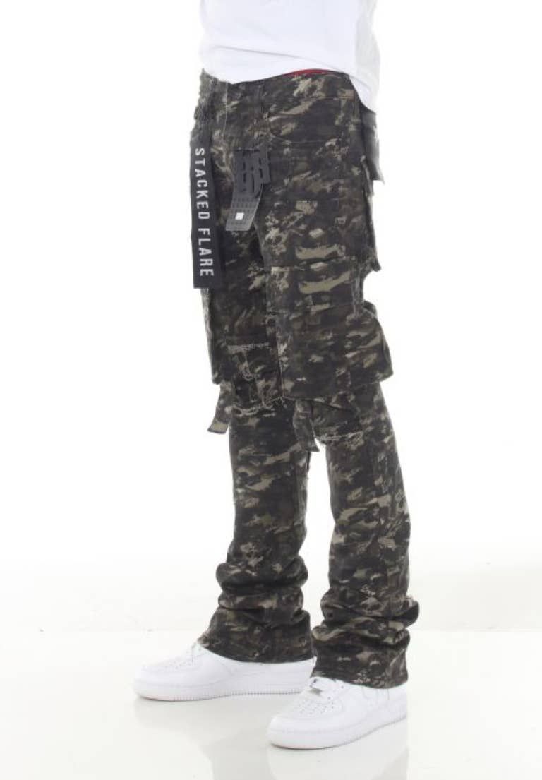 Camo Stacked Flare