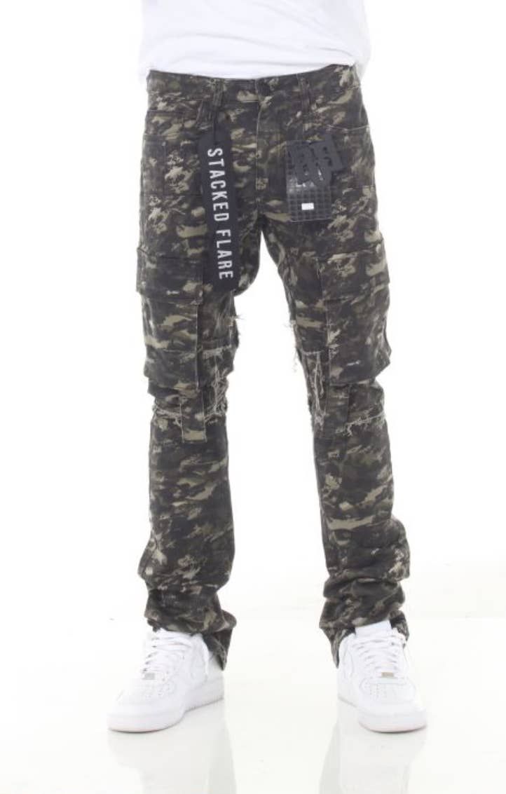 Camo Stacked Flare