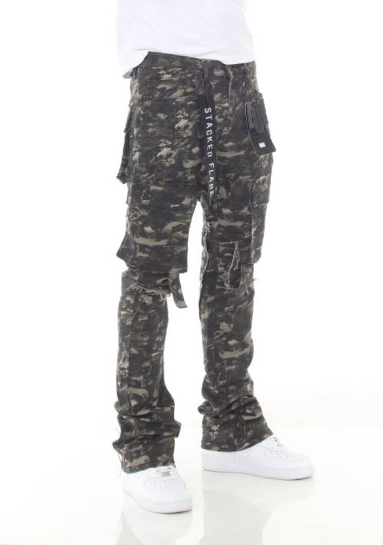 Camo Stacked Flare