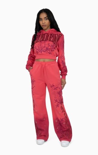 OVERSPRAYED STUDDED PANT