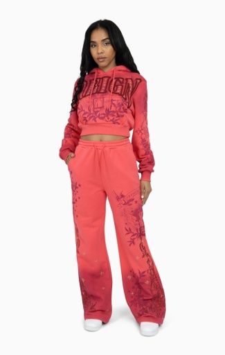 OVERSPRAYED STUDDED HOODIE