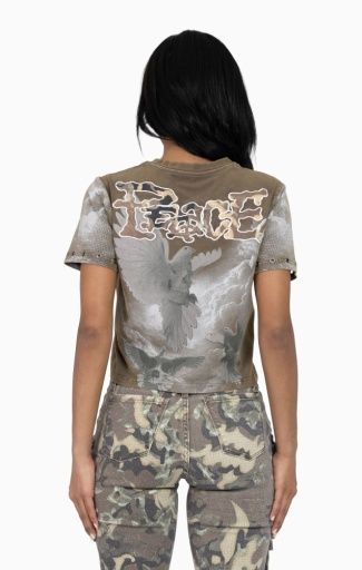 TWILL PATCH PRINTED TEE