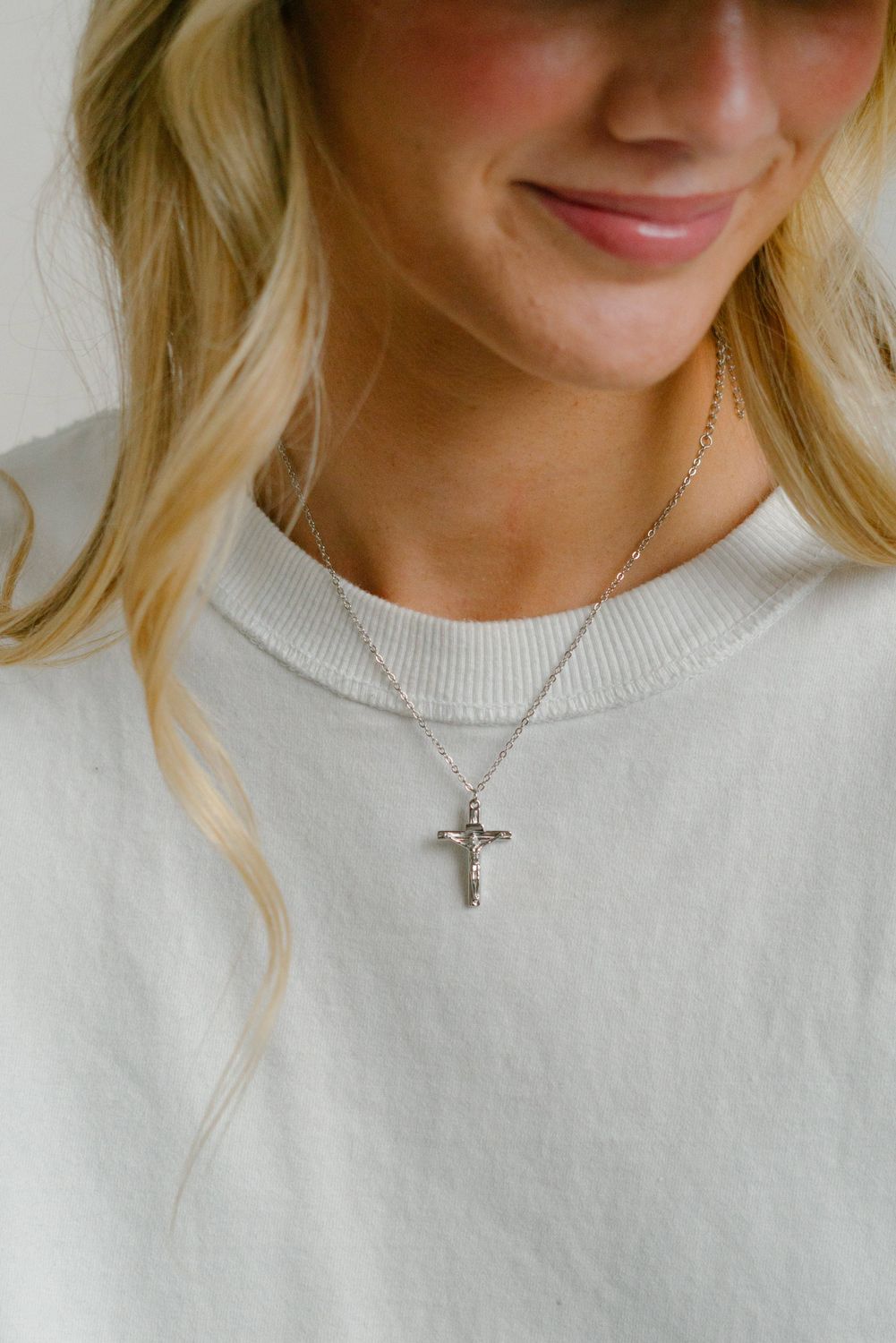 Stainless Steel Necklace || Jesus Pendant