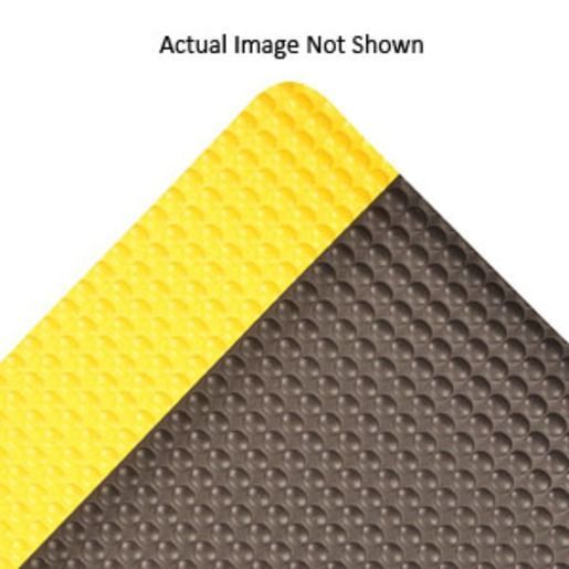 Superior Manufacturing 2″ X 3″ Black 1/2″ Thick Vinyl 482 Bubble Trax™ Non-Slip Anti-Fatigue Floor Mat