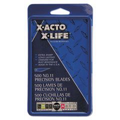 X-ACTO No. 11 Bulk Pack Blades for X-Acto Knives, 500/Box