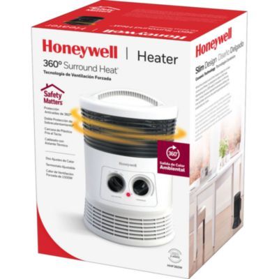 Honeywell Surround Fan Forced Heater, 1,500 W, 8.1 x 11.2 x 7.9, White