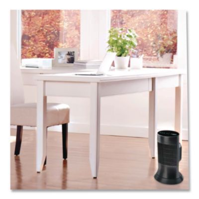 Honeywell Digital Ceramic Mini Tower Heater, 1,500 W, 10 x 7.63 x 14, Black