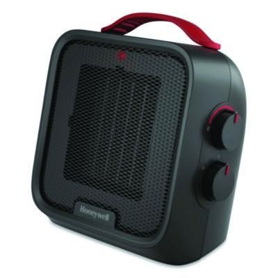 Honeywell UberHeat 5 Ceramic Heater, 1,500 W, 4.5 x 4.5 x 8.86, Black