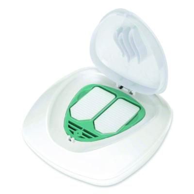 Vicks® Waterless Tabletop Vaporizer Plus,1.9 x 5.3 x 7.5, White/Mint Green