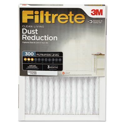 Filtrete™ Clean Living Dust Reduction Electrostatic Air Filter, MPR 300, 20 x 20
