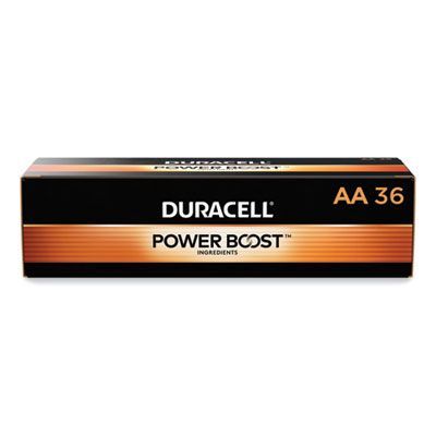 Duracell® POWER BOOST Coppertop Alkaline AA Batteries, 36/Pack