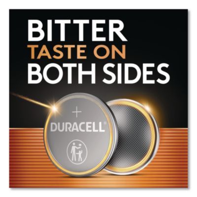 Duracell® Lithium Coin Batteries With Bitterant, 2032, 6/Pack
