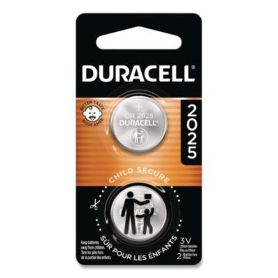 Duracell® Lithium Coin Batteries, 2025, 2/Pack