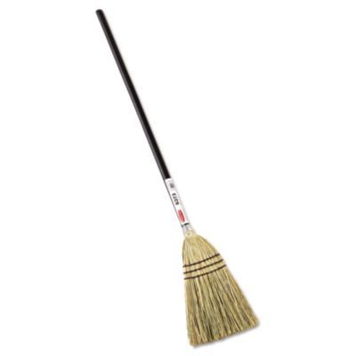 Rubbermaid® Commercial Corn-Fill Broom, Corn Fiber Bristles, 38 Rubbermaid® Commercial Corn-Fill Broom, Corn Fiber Bristles, 38" Overall Length, Brown