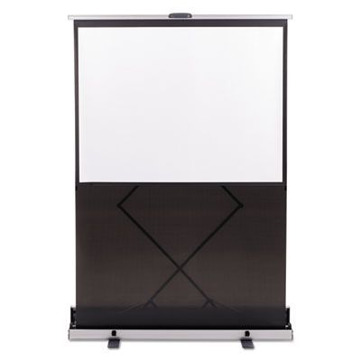Quartet® Euro 80 Instant Portable Cinema Screen, 80 x 80, White Matte Finish